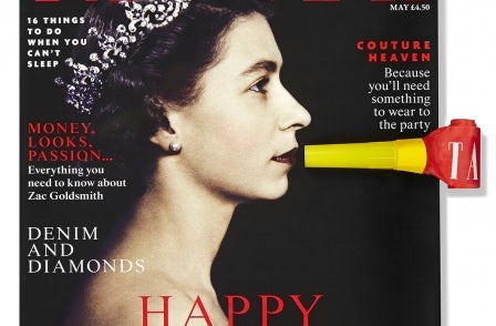 Tatler offers free party blower and 82-page supplement to mark Queen's 90th birthday